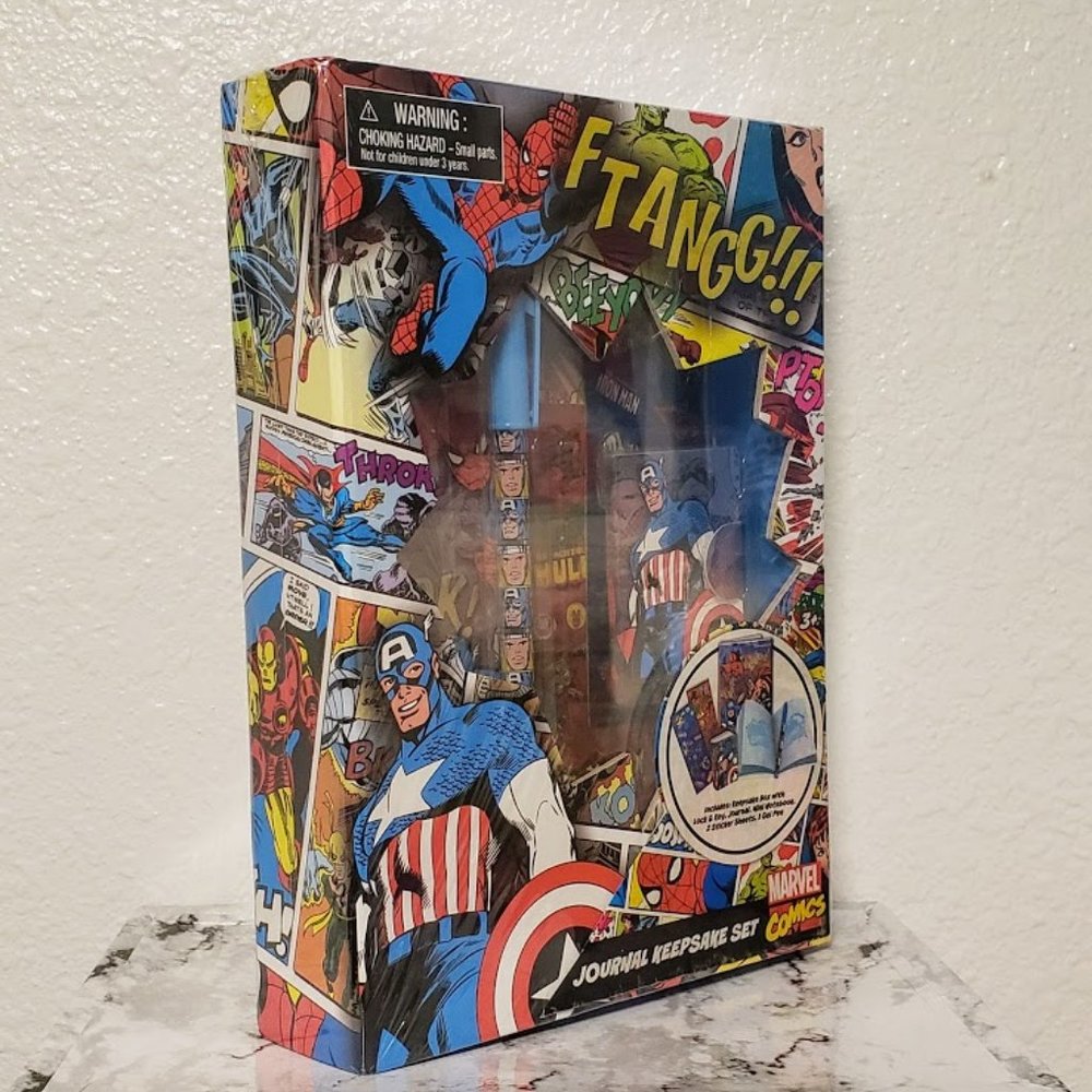 Superhero Avengers Journal Notebook Sticke…